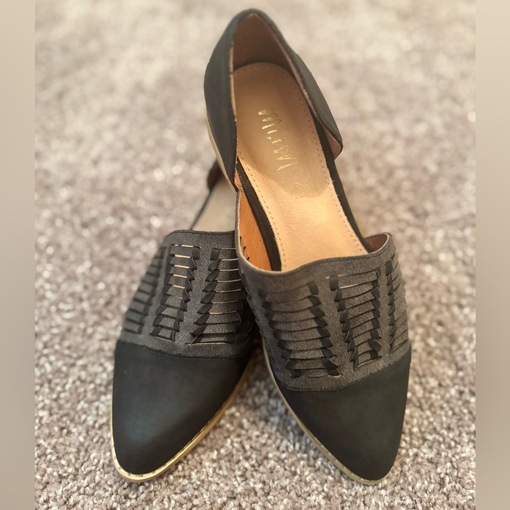 MI. IM Genuine Leather Loafers from Buckle– Black, Size 7.5 (New Without Box)